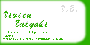 vivien bulyaki business card