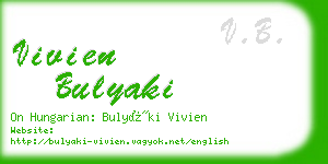 vivien bulyaki business card